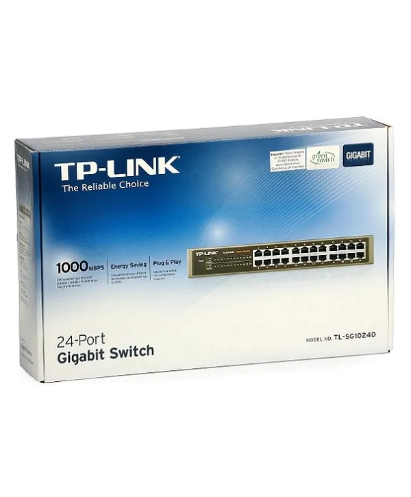 TP-LINK TL-SG1024D 24PORT 10/100/1000 YÖNETİLEMEZ SWITCH