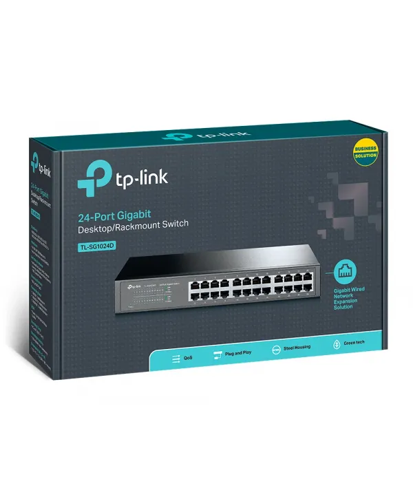 TP-LINK TL-SG1024D 24PORT 10/100/1000 YÖNETİLEMEZ SWITCH