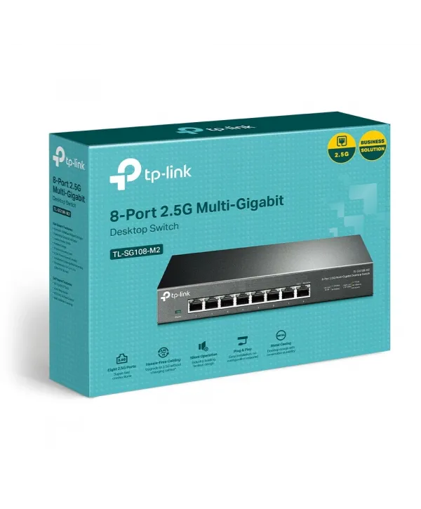 TP-LINK TL-SG108-M2 8PORT 10/100/1000 YÖNETİLEMEZ SWITCH