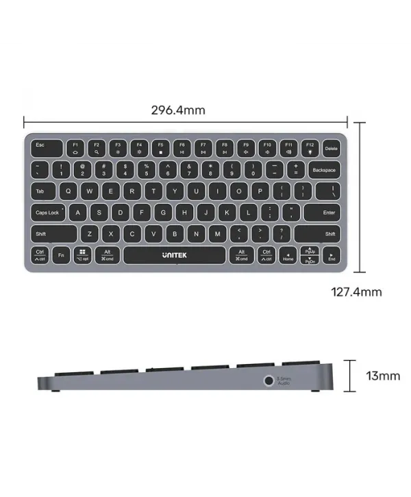 UNITEK 9-IN-1 USB-C HUB KLAVYE (D1092A)