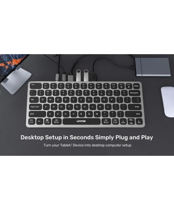 UNITEK 9-IN-1 USB-C HUB KLAVYE (D1092A)