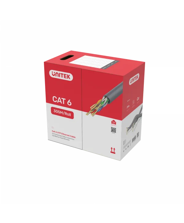 UNITEK CAT6 UTP 305M BAKIR KABLO 23AWG (Y-C876AGY)