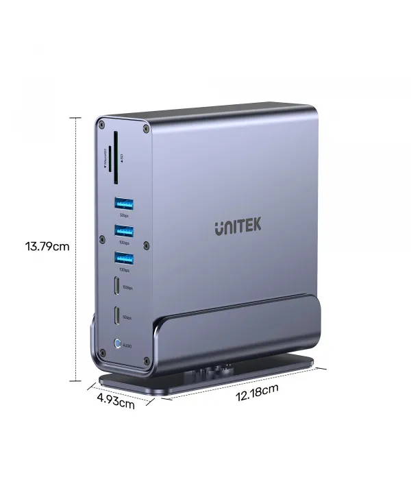 UNITEK UNIVERSAL DISPLAYLINK 4K KVM BAGLANTI ISTASYONU (D1135AGY01)