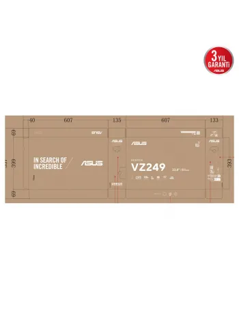 23.8 ASUS VZ249HG 1MS 120HZ FHD IPS GAMING MONITÖR