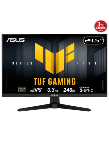 24.5 ASUS TUF GAMING VG259QM5A 0.3MS 240HZ  MONITOR