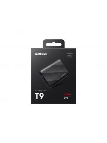 2TB SAMSUNG 2000/1950MB/s USB 3.2 GEN 2X2 TAŞINABİLİR T9 MU-PG2T0B/WW