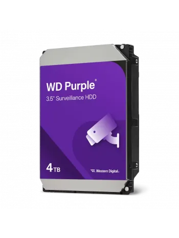4TB WD Purple SATA 6Gb/s 128MB DV 7x24 WD44PURZ