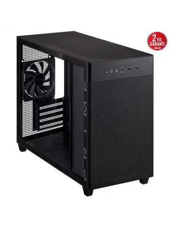 ASUS PRIME AP201 TEMPERED GLASS SİYAH KASA