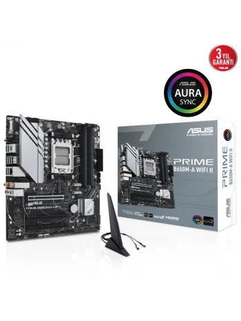 ASUS PRIME B650M-A WIFI II DDR5 6400Mhz(OC) M.2 mATX AM5