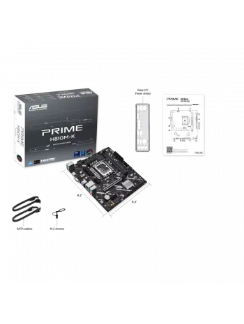 ASUS PRIME H810M-K INTEL H810 LGA1851 DDR5 ANAKART