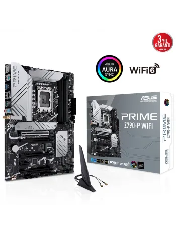ASUS PRIME Z790-P WiFİ 7200Mhz(OC) DDR5 M.2 ATX 1700p