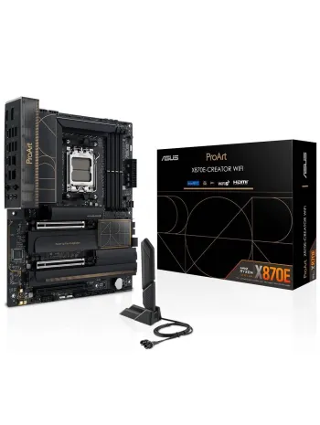 ASUS PROART X870E-CREATOR WIFI AMD X870E Soket AM5 DDR5 8000+(OC)MHz ATX