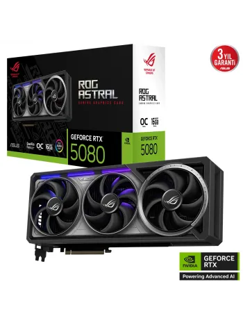 ASUS ROG-ASTRAL-RTX5080-O16G-GAMIN EKRAN KARTI