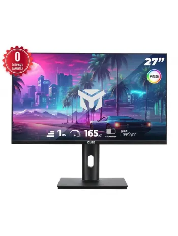 Cube 27 CUBE PA-27V165F VA 1MS 165HZ 2XHDMI 2XDP 2K QHD 2560X1440 FREESYNC