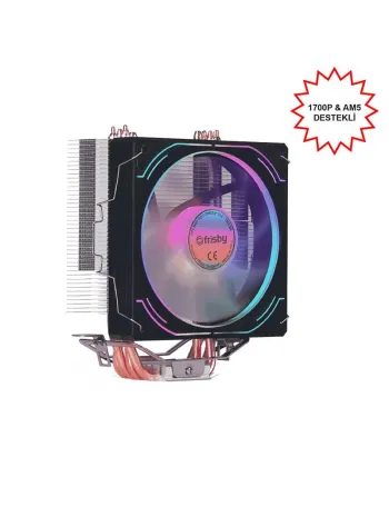 FRISBY FCL-F1334C (P4S) INTEL 1366/115X/1200/1700-AMD AM2/AM2+/AM3/AM4/AM5 İŞLEMCİ FAN