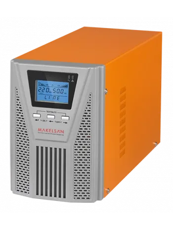 MAKELSAN POWERPACK SE 1 KVA / 900W (1F/1F) 5-10dk (2x 12V/9AH) ONLINE MU01000N11EAV06