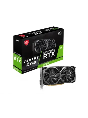 MSI GEFORCE RTX 3050 VENTUS 2X XS 8G OC GDDR6 HDMI DP DVI 128Bit