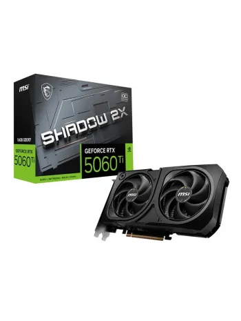MSI GEFORCE RTX 5060 TI 16GB SHADOW 2X OC PLUS