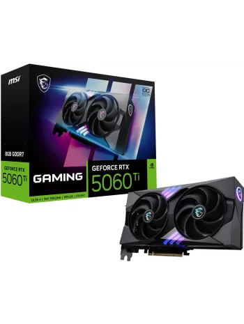 MSI GEFORCE RTX 5060 TI 8G 128BIT GAMING OC GDDR7 128B DX12 PCIE 5.0 X16 (3XDP 1XHDMI)