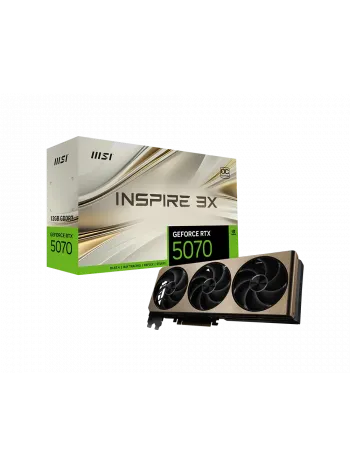 MSI GEFORCE RTX 5070 12G INSPIRE 3X OC 192BIT