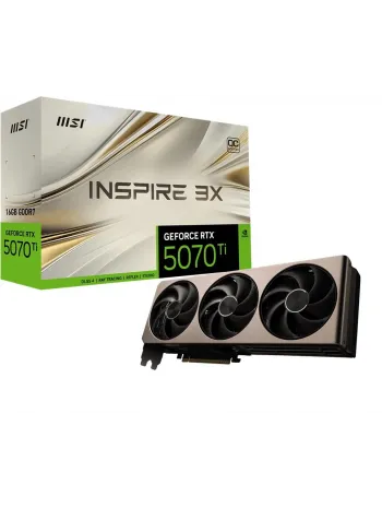 MSI GEFORCE RTX 5070 TI 16G INSPIRE 3X OC 256BIT