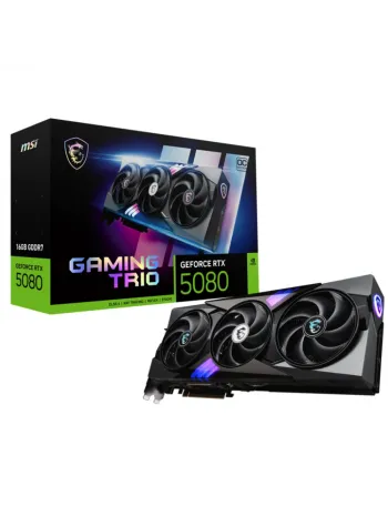 MSI GEFORCE RTX 5080 16G GAMING TRIO OC VGA