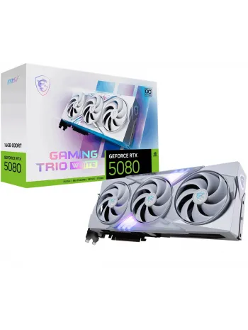 MSI GEFORCE RTX 5080 16G GAMING TRIO OC WHITE VGA