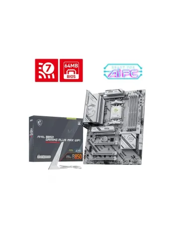 MSI MAG B850 PLUS MAX WIFI7 AM5 DDR5 8200+(OC)MHz