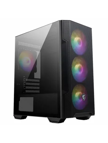 MSI MAG FORGE M100R 4X120mm ARGB mATX GAMING KASA