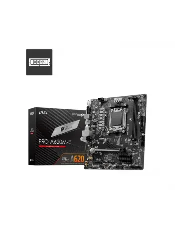 MSI PRO A620M-B AM5 DDR5 6800(OC) HDMI VGA M.2 USB3.2 JARGB V2 mATX