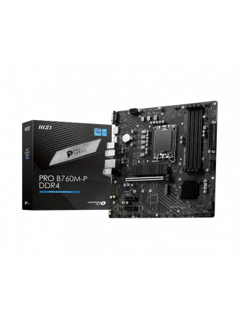 MSI PRO B760M-P DDR4 4800(OC) DDR4 HDMI DP M.2 ATX 1700p