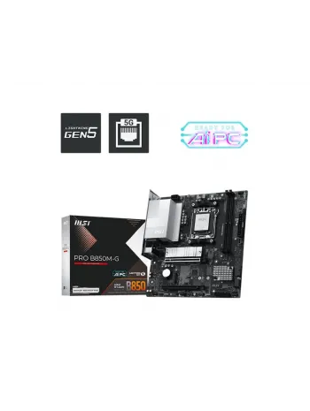 MSI PRO B850M-G M5 DDR5 8200MHZ(OC) HDMI DP 2X M.2 USB 10GBS 5G LAN MATX