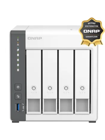 QNAP TS-433-4G 4 YUVALI 4GB DEPOLAMA ÜNİTESİ (Resmi Distribütör Garantili)
