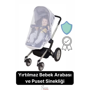 Yırtılmaz Dayanıklı Bebek Arabası ve Puset Sinekliği Bebek Koltuğu Sivrisinek Haşere Koruyucu
