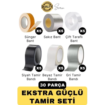 Premium Ekstra Güçlü Sızdırmaz Su Geçirmez Mutfak Lavabo Kenar Tamir Bandı Sakız Bant Çift Taraflı