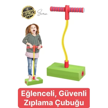 Çocuklar İçin Zıplama Çubuğu Köpük Pogo Jumper Eğlenceli Güvenli Sopa Dayanıklı Atlama Direk Spor
