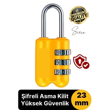 Paslanmaz 3 Haneli Şifreli Kilit Asma Anti-Hırsızlık Bavul Bagaj Kodlu TSA Güvenlik Takım Taşınır