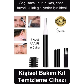Kişisel Burun Kulak Kılı Alma ve Temizleme Makinası Favori Ense Kaş Şekillendirme Bıyık Sakal