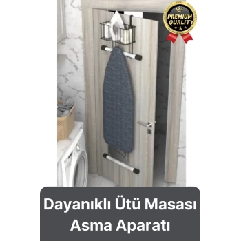 Çok Amaçlı Kapı Arkası Alan Tasarrufu Sağlayan Dayanıklı Kolay Montajlı Ütü Masası Asma Aparatı