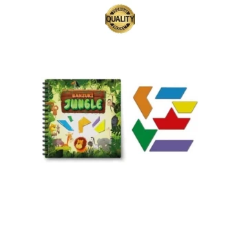 Jungle Eşleştirme Dikkat Oyunu El Beceri Temel Motor Gelişim Öğretici Eğitici Kutulu Zeka Oyunu