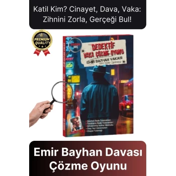 Premium Eğlenceli Kanlı Para Katil Kim Gizli Emir Bayhan Davası Dedektif Cinayet Vaka Çözme Oyunu