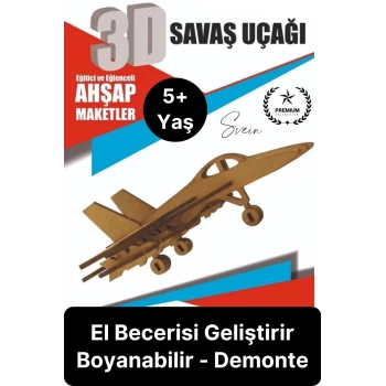 Özel Üretim 3 Boyutlu Minyatür Ham Ahşap Maket Boyanabilir Eğitici Öğretici Motor Beceri Hobi Oyun