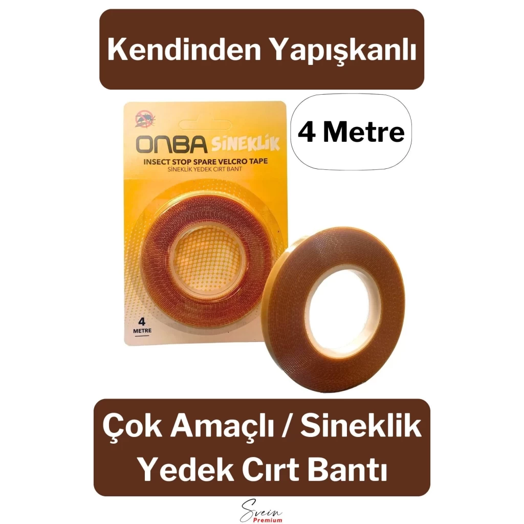 Kendinden Yapışkanlı A Kalite Güçlü Tutunabilen Alüminyum Pvc Ahşap Yüzey Sineklik Yedek Cırt Bant