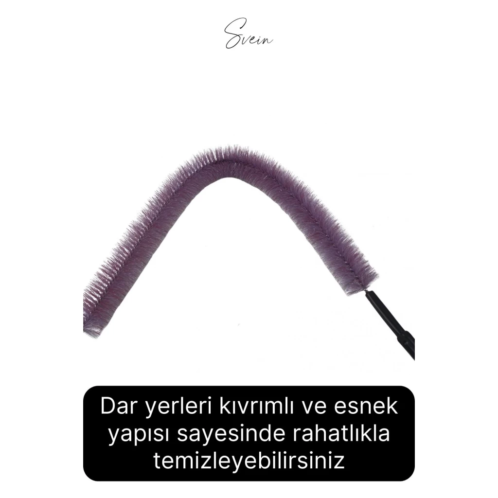 Pratik Esnek Bükülebilir Ergonomik Kalorifer Peteği Motor Dolap Altı Temizleme Fırçası