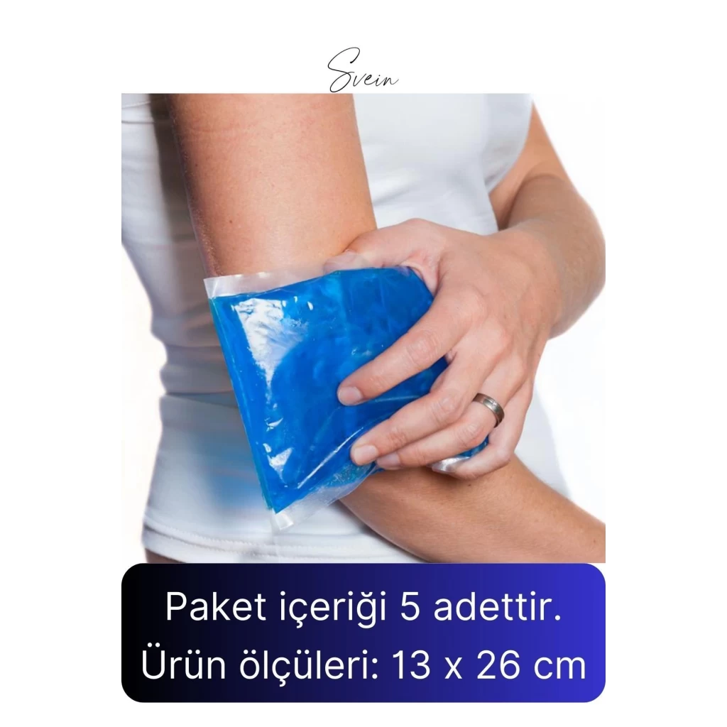 5li Avantaj Orta Boy Soğuk Sıcak Kompres Buz Jel Termojel El Ayak Diz Ağrı Tekrar Kullanılabilir