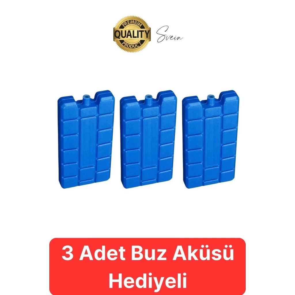 Premium Soğuk Sıcak Termal Piknik Kamp Çantası Yemek Taşıma Yalıtımlı Piknik Termos Buz Aküsü Hediye