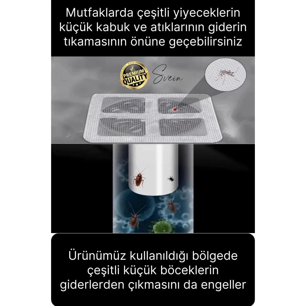 10 Adet Kullan At Yapışkanlı Banyo Duş Gider Süzgeci Saç Küvet Drenajı Tahliye Kapağı Tıkanıklık