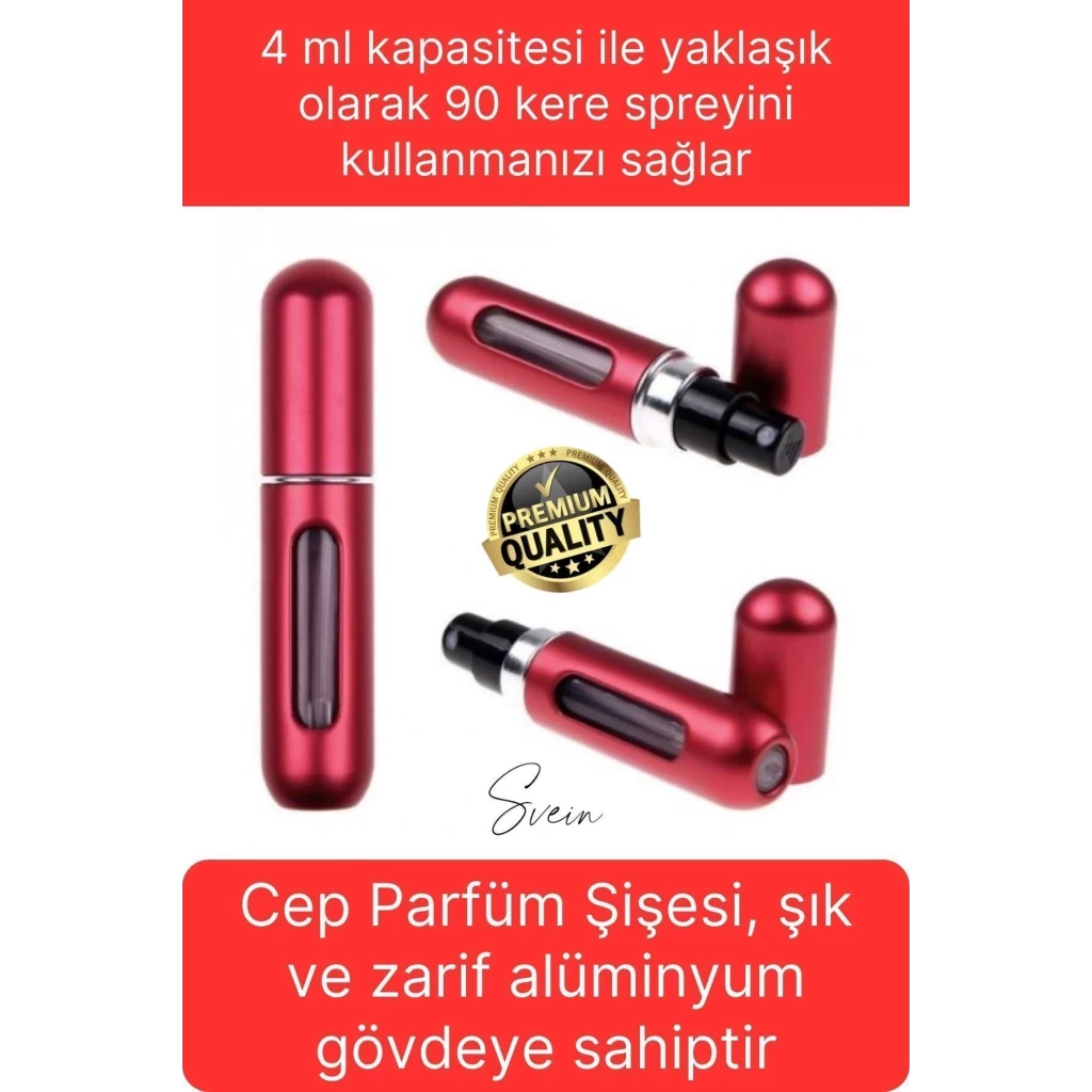 3 Adet Doldurulabilir Mini Cep Parfüm Şişesi Seyahat Yolculuk Sprey Kolonya Koku İçin Taşınabilir