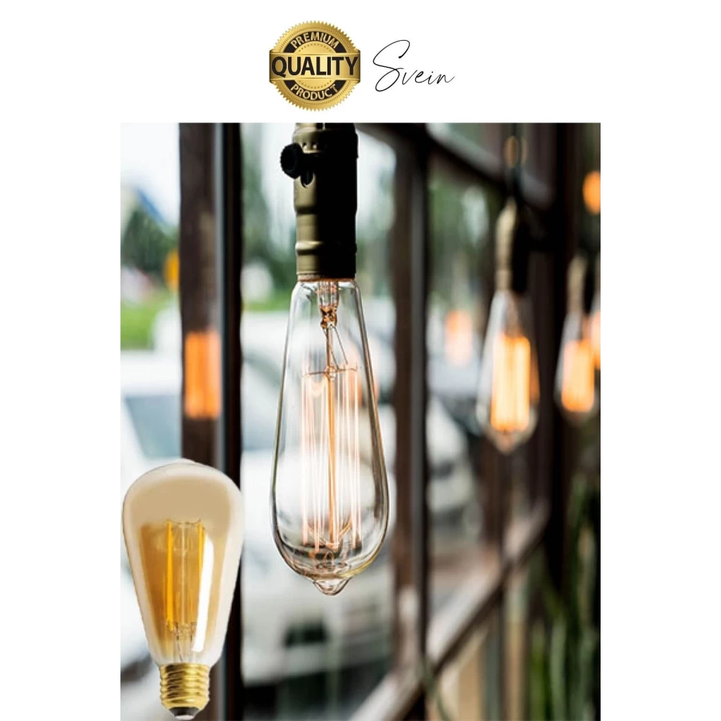 5 Adet Vintage Spiral Filament Rustik Retro Akkor LED Ampul Yüksek Işıklandırma Lamba Gün Işığı E27