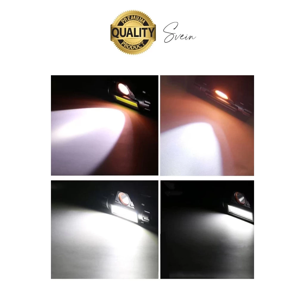 Premium Kamp Yayla Köy Kafa Lambası Ledli Şarjlı Tamir Baş Feneri Madenci Işıklı Başlık Aparatı Mir